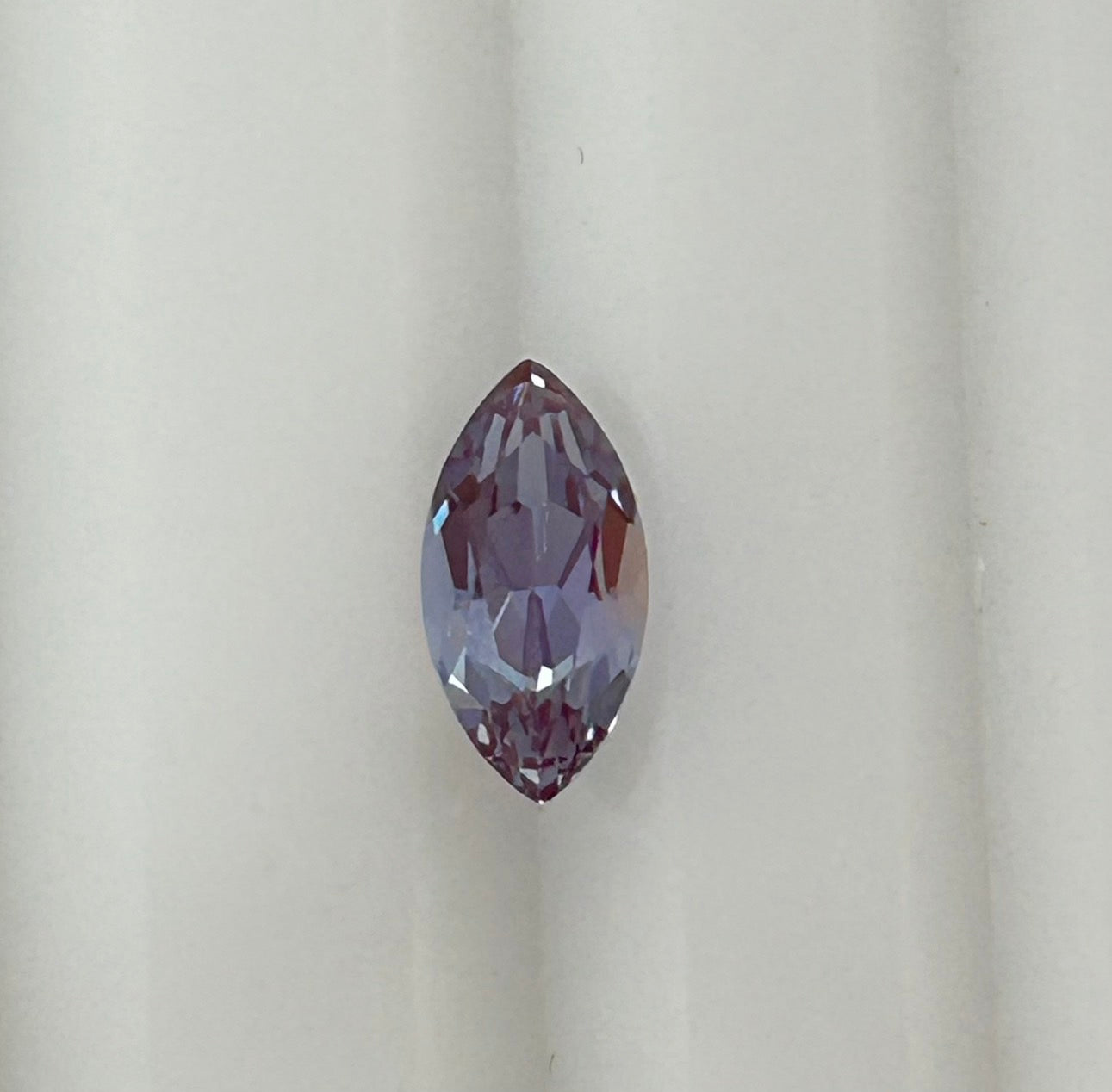 Lab-Grown 0.82ct Alexandrite Marquise Ring in 14K Yellow Gold Plating