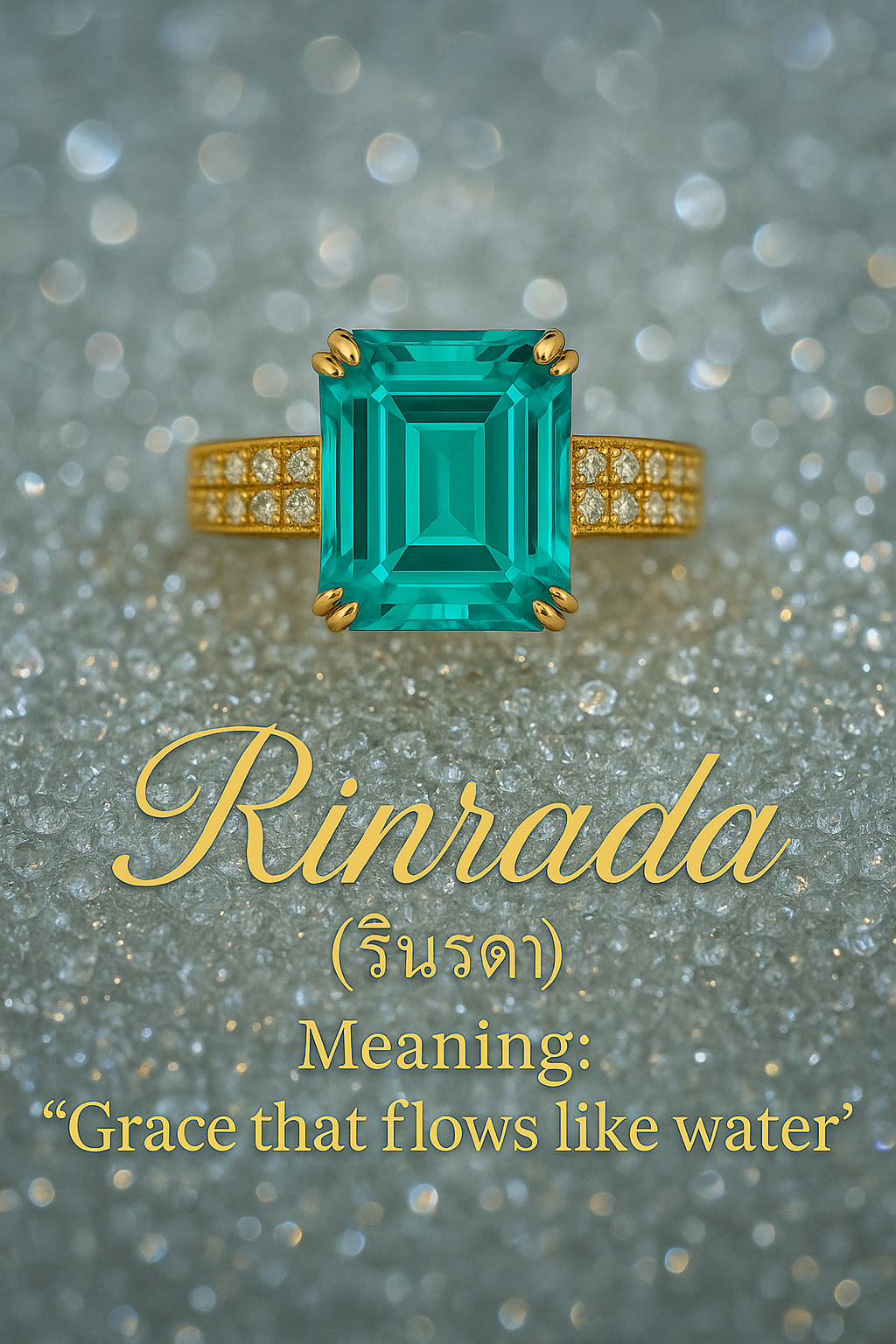 Paraiba Emerald-Cut Ring – 10.16ct with Moissanite & Dual ½ Eternity Band